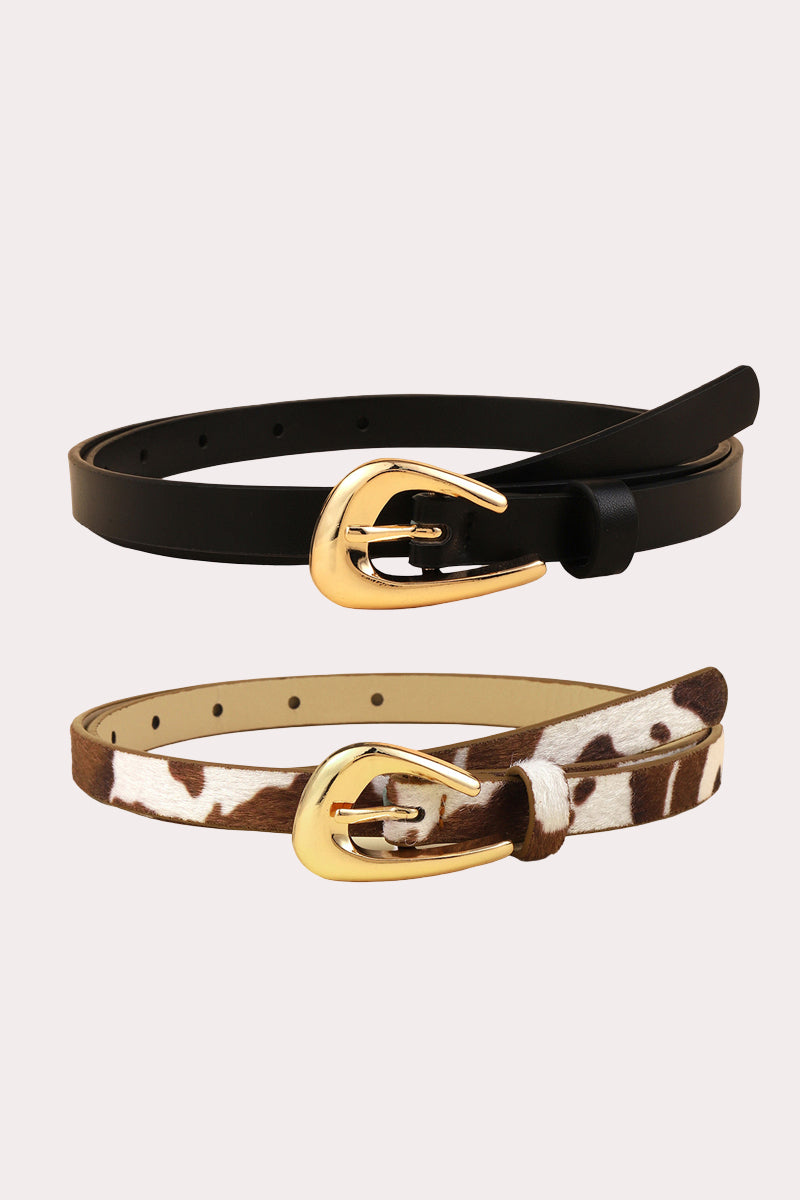 Teardrop Buckle Belt
