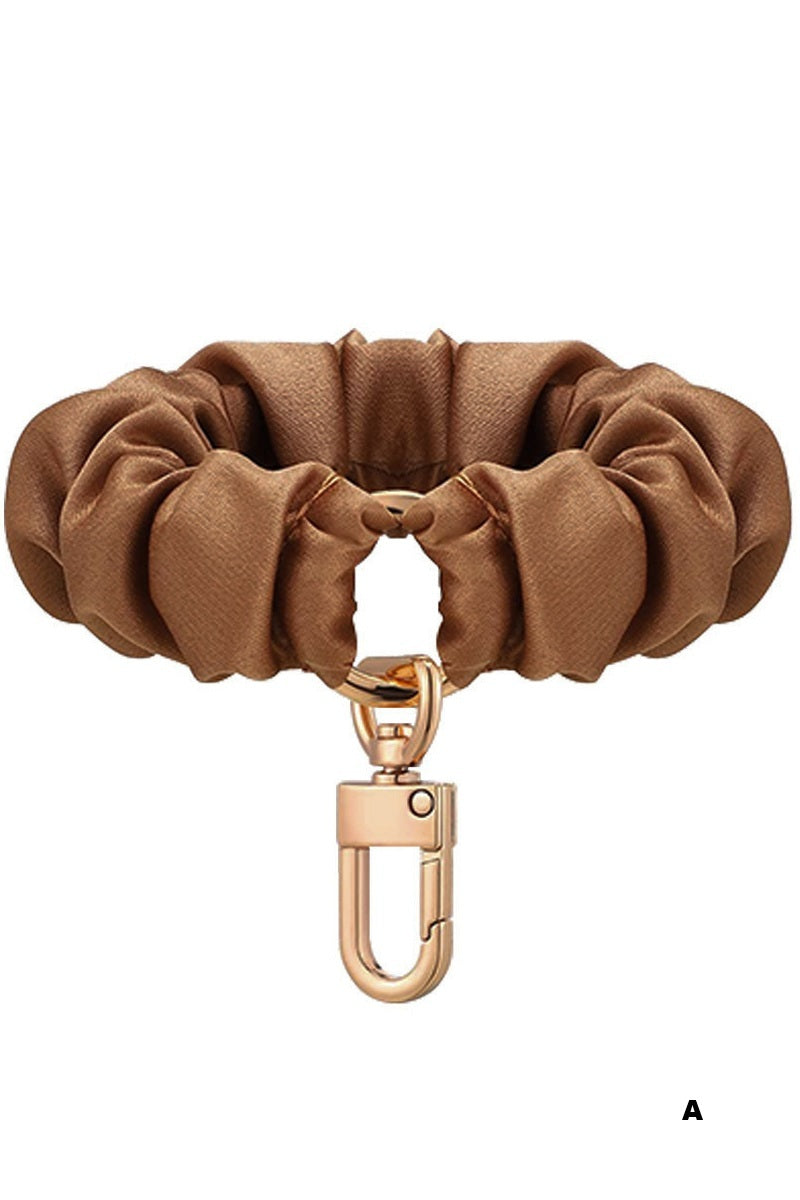 Scrunchie Keychain Wristlet