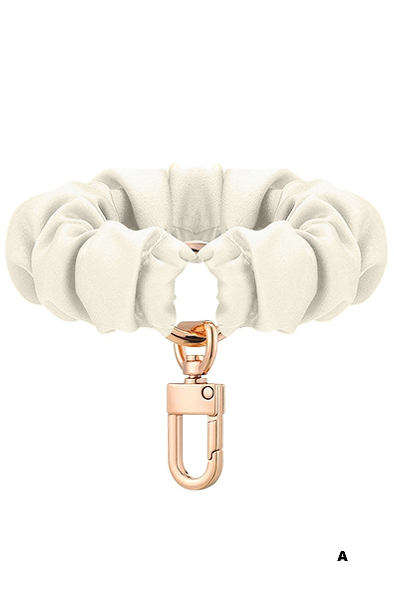 Scrunchie Keychain Wristlet