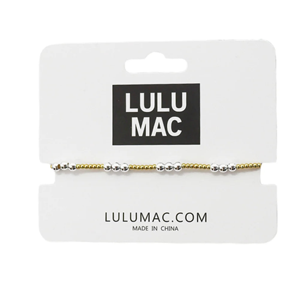 Lulu Mac Mixed Silver & Gold Bracelet