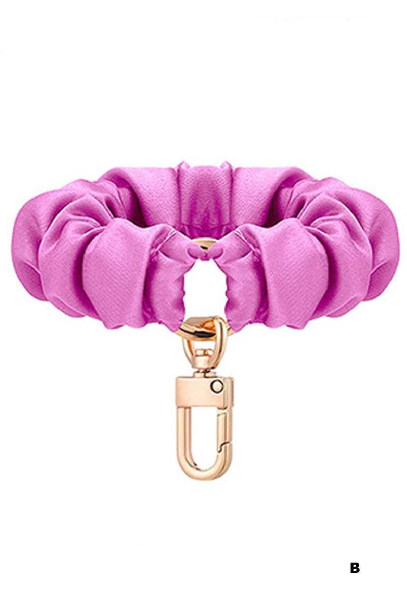 Scrunchie Keychain Wristlet