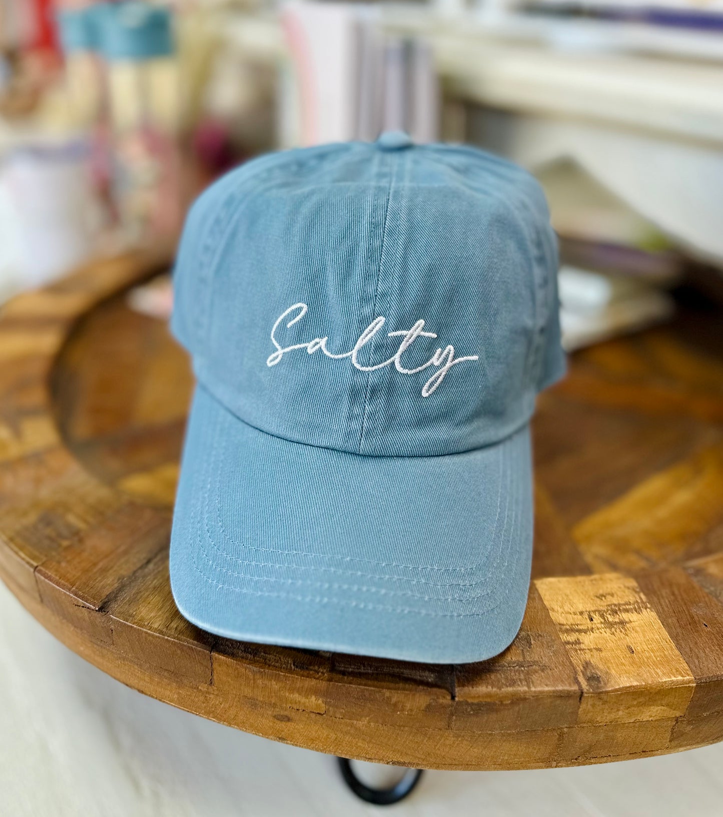 Salty Embroidered Baseball Cap