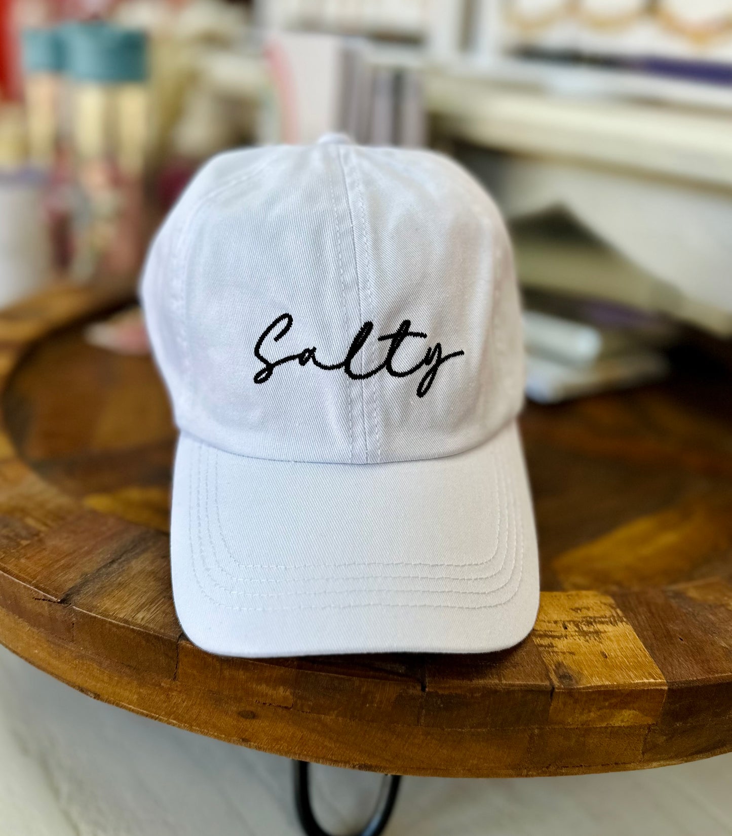 Salty Embroidered Baseball Cap