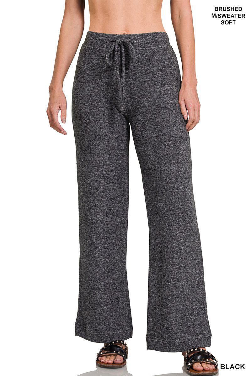 Soft Brushed Drawstring Pants