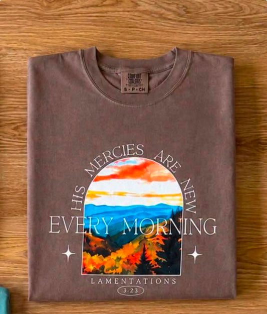His Mercies Are New Graphic Tee