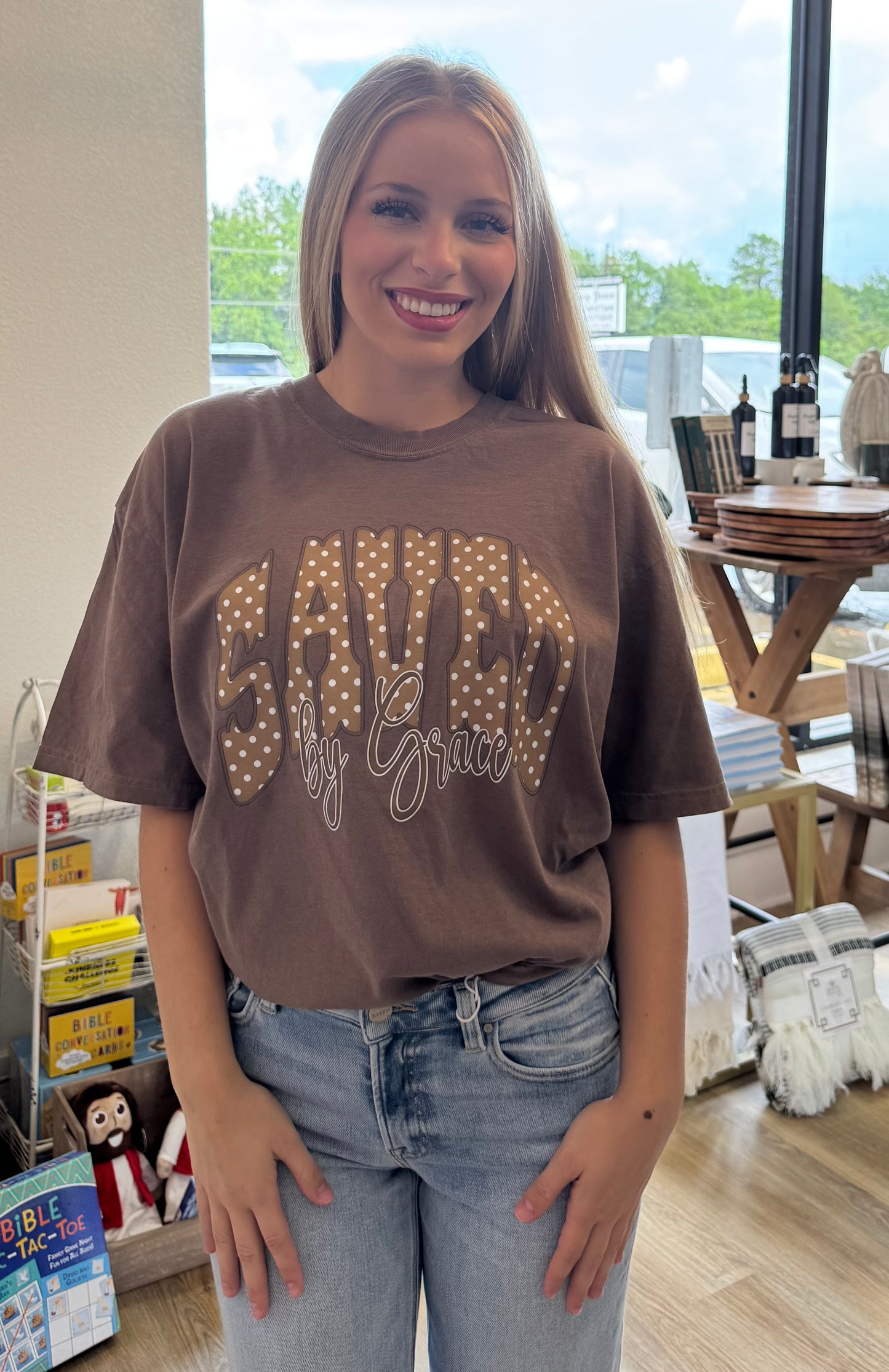 Saved By Grace Graphic Tee