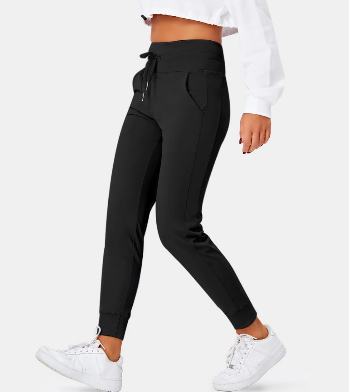 Halara Softlyzero High Waisted Drawstring Cool Touch Joggers