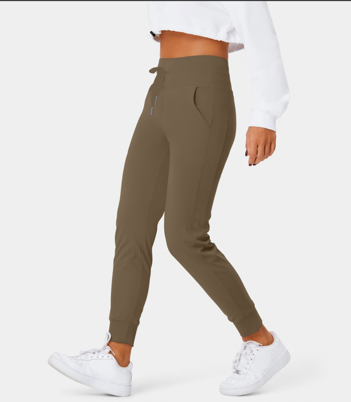 Halara Softlyzero High Waisted Drawstring Cool Touch Joggers