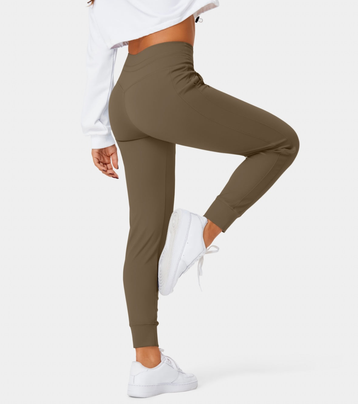 Halara Softlyzero High Waisted Drawstring Cool Touch Joggers