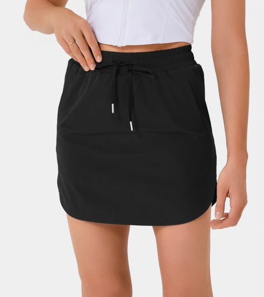 Halara High Waisted 2-in-1 Curved Hem Mini Golf Skirt