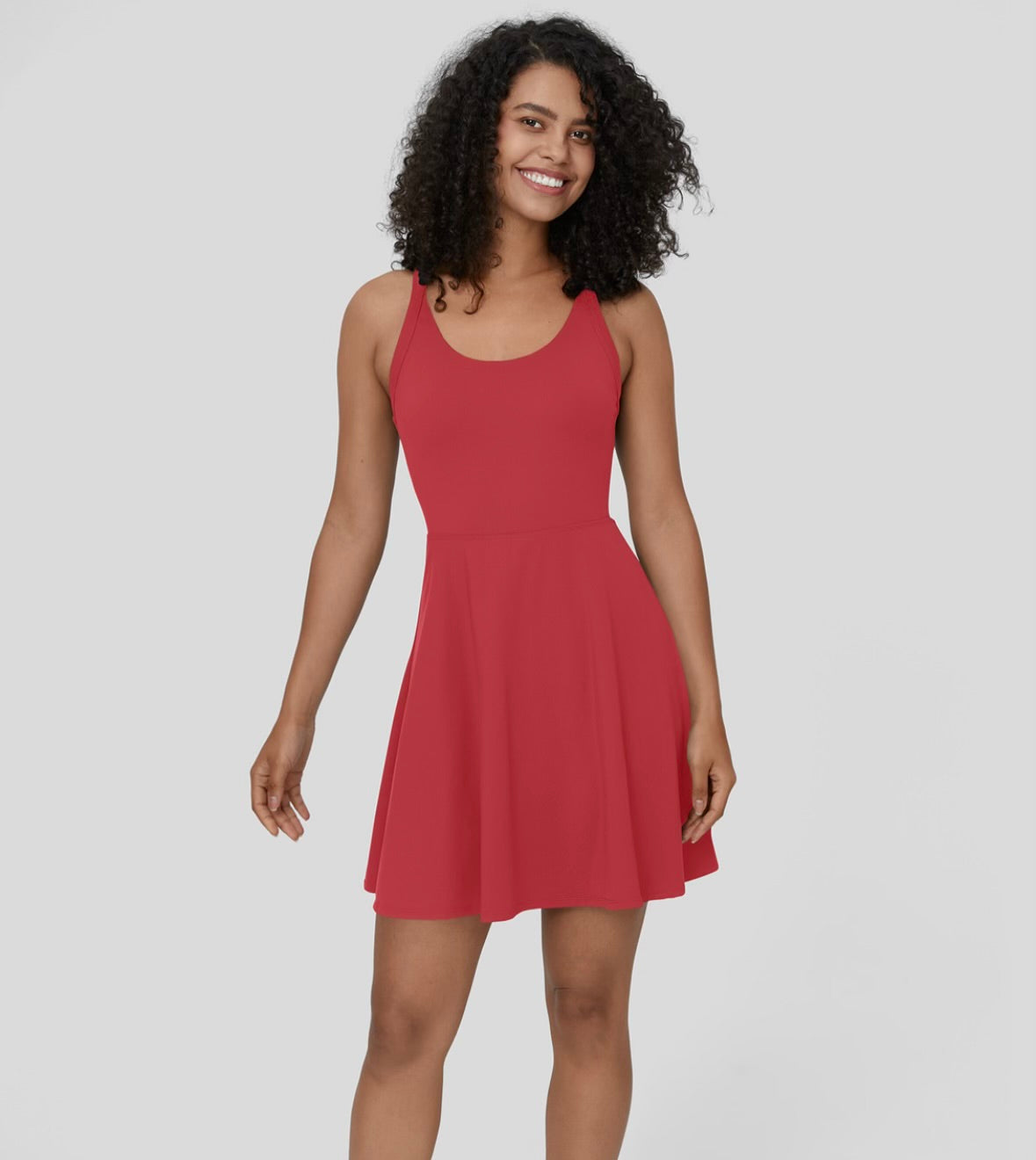 Halara Backless Twisted Active Easy Peezy Dress