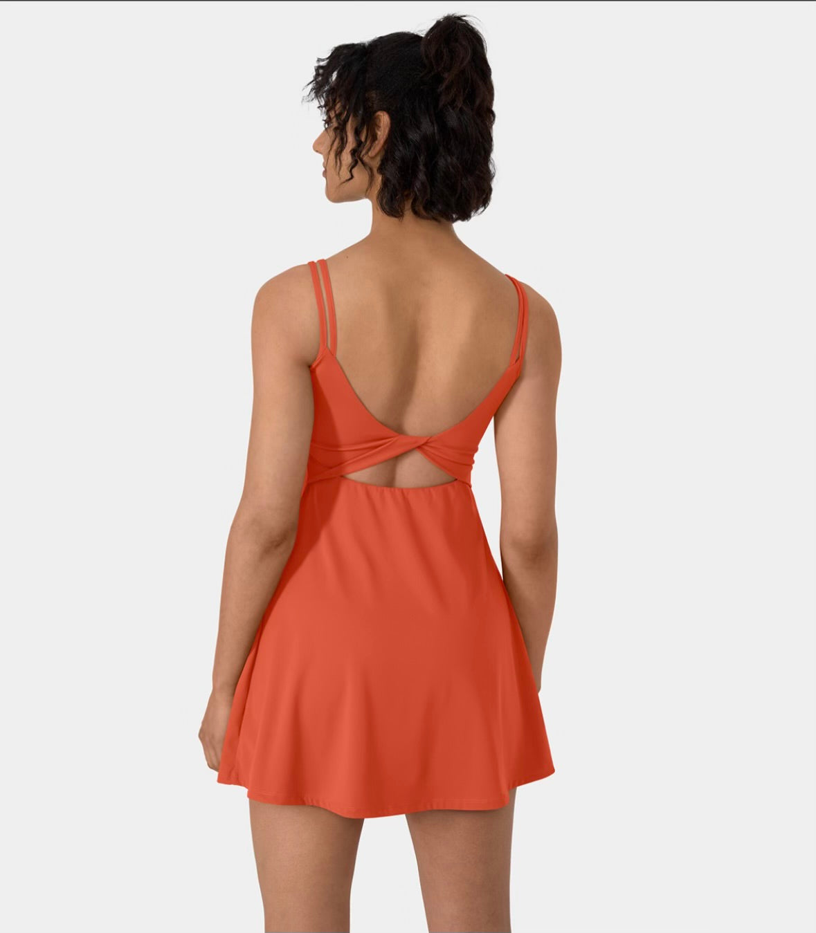 Halara SoftlyZero 2-Piece Backless Slip Active Dress