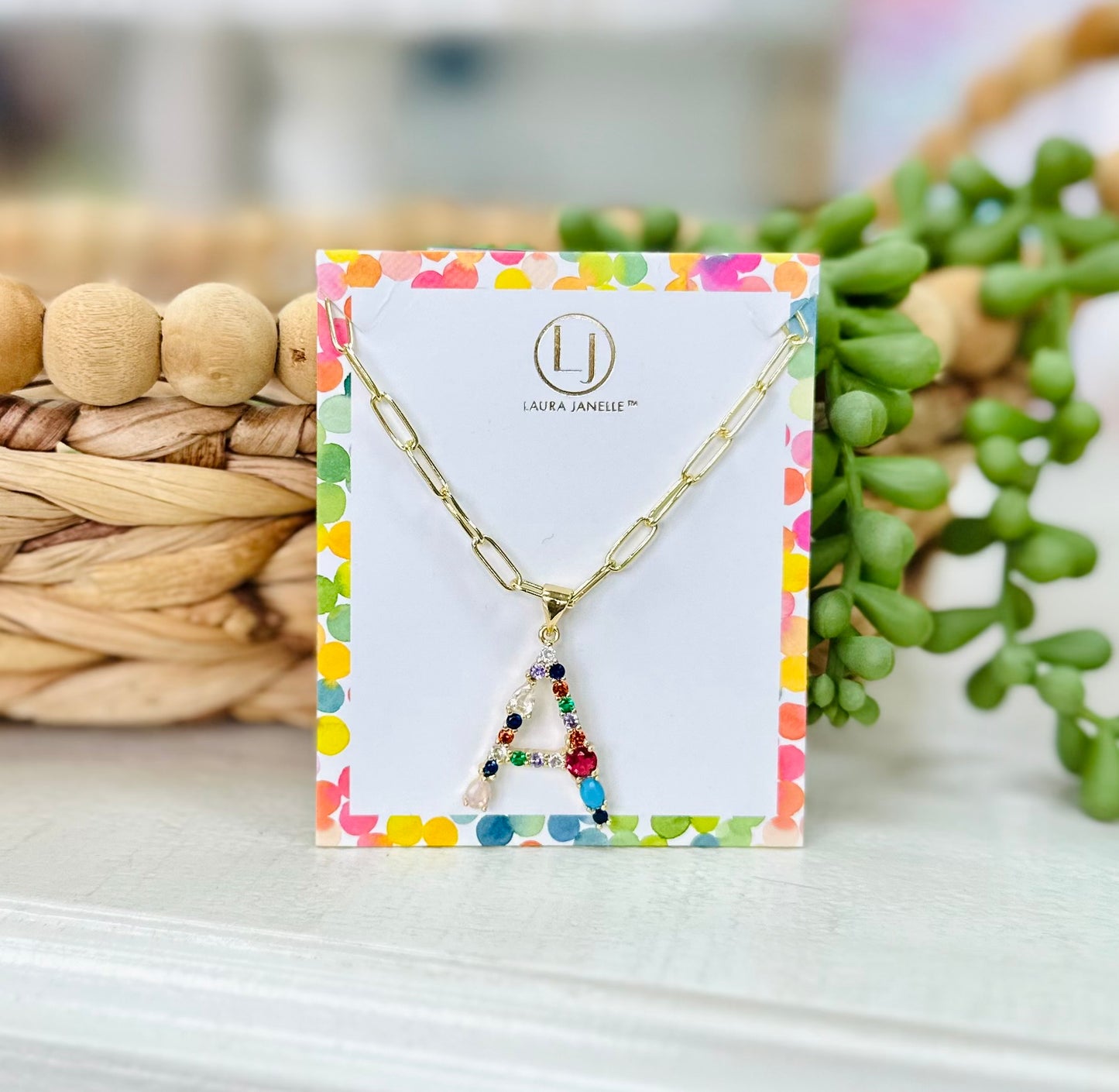 Laura Janelle Initial Necklace