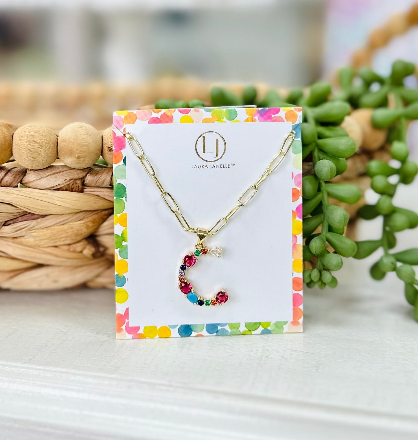 Laura Janelle Initial Necklace