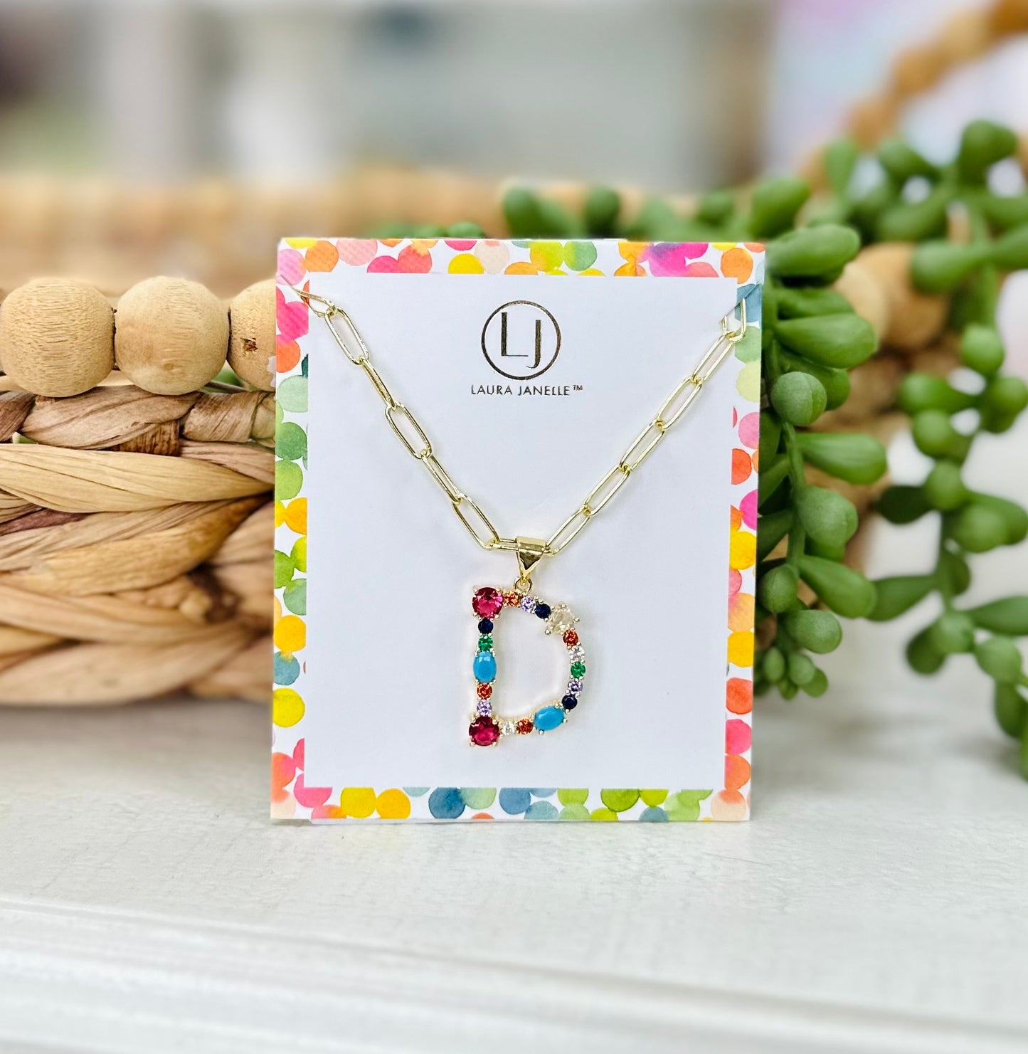 Laura Janelle Initial Necklace