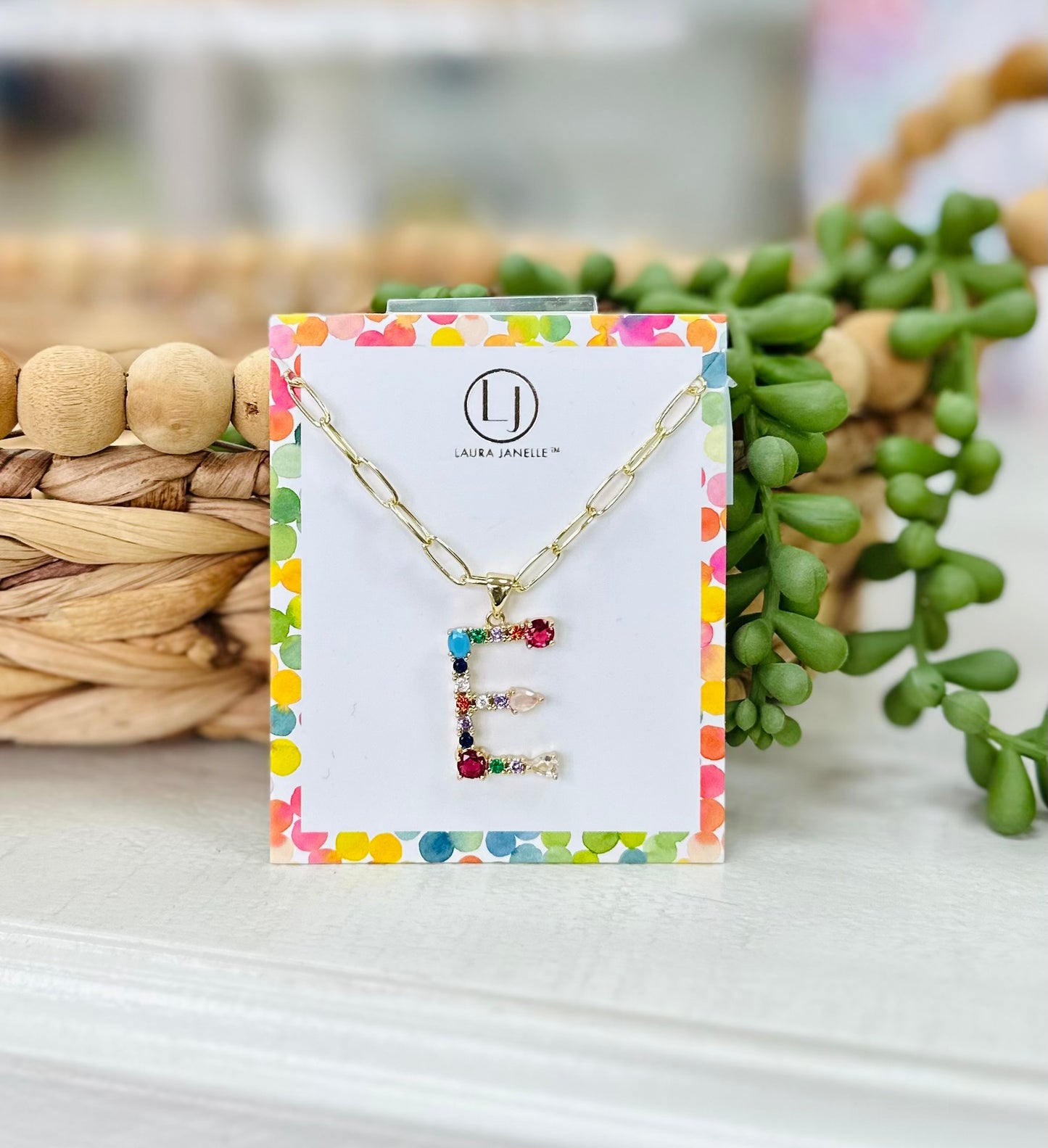 Laura Janelle Initial Necklace