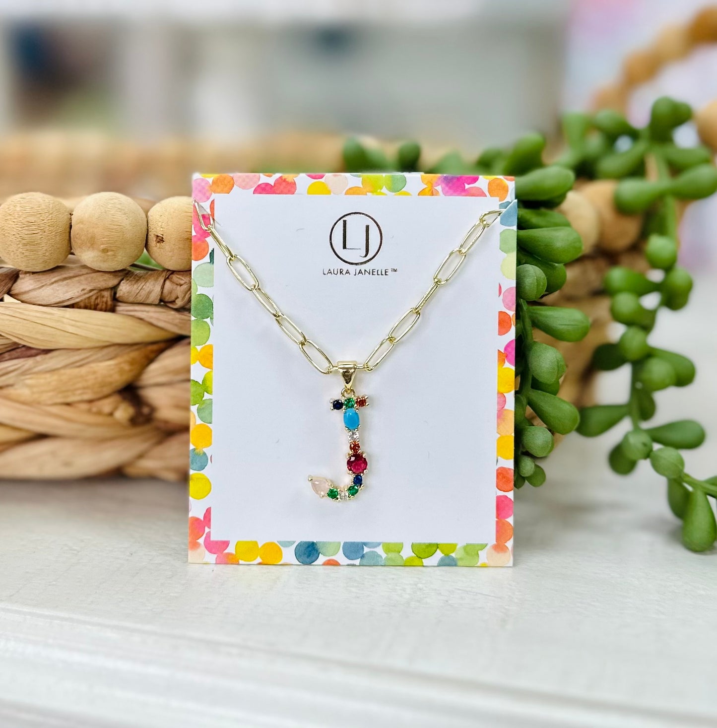 Laura Janelle Initial Necklace