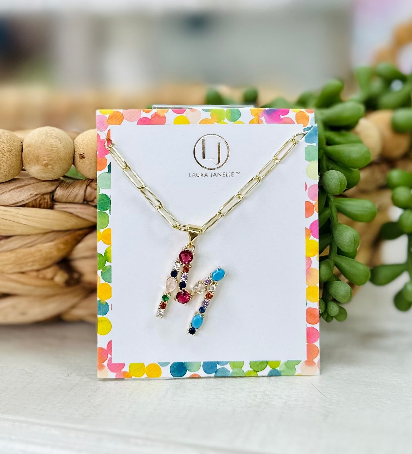 Laura Janelle Initial Necklace