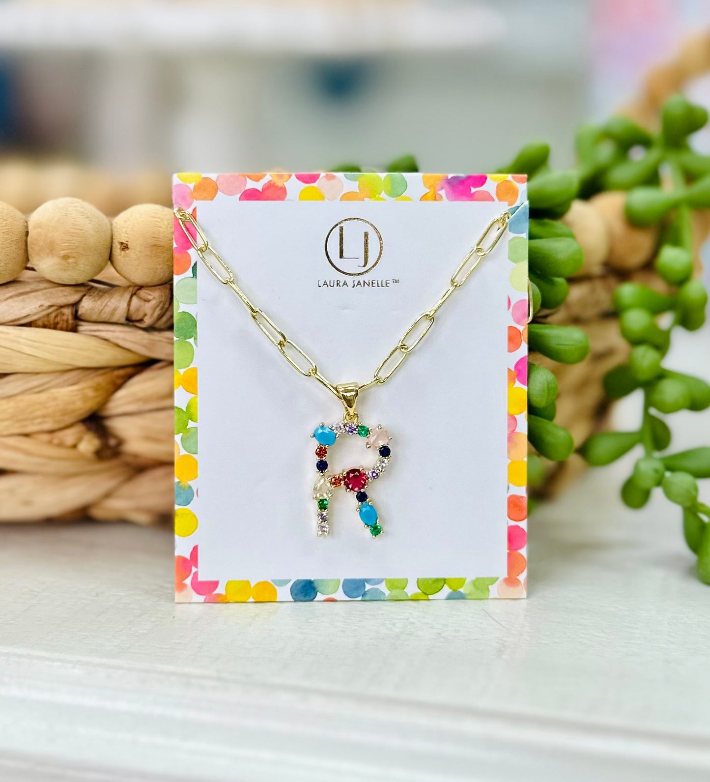 Laura Janelle Initial Necklace