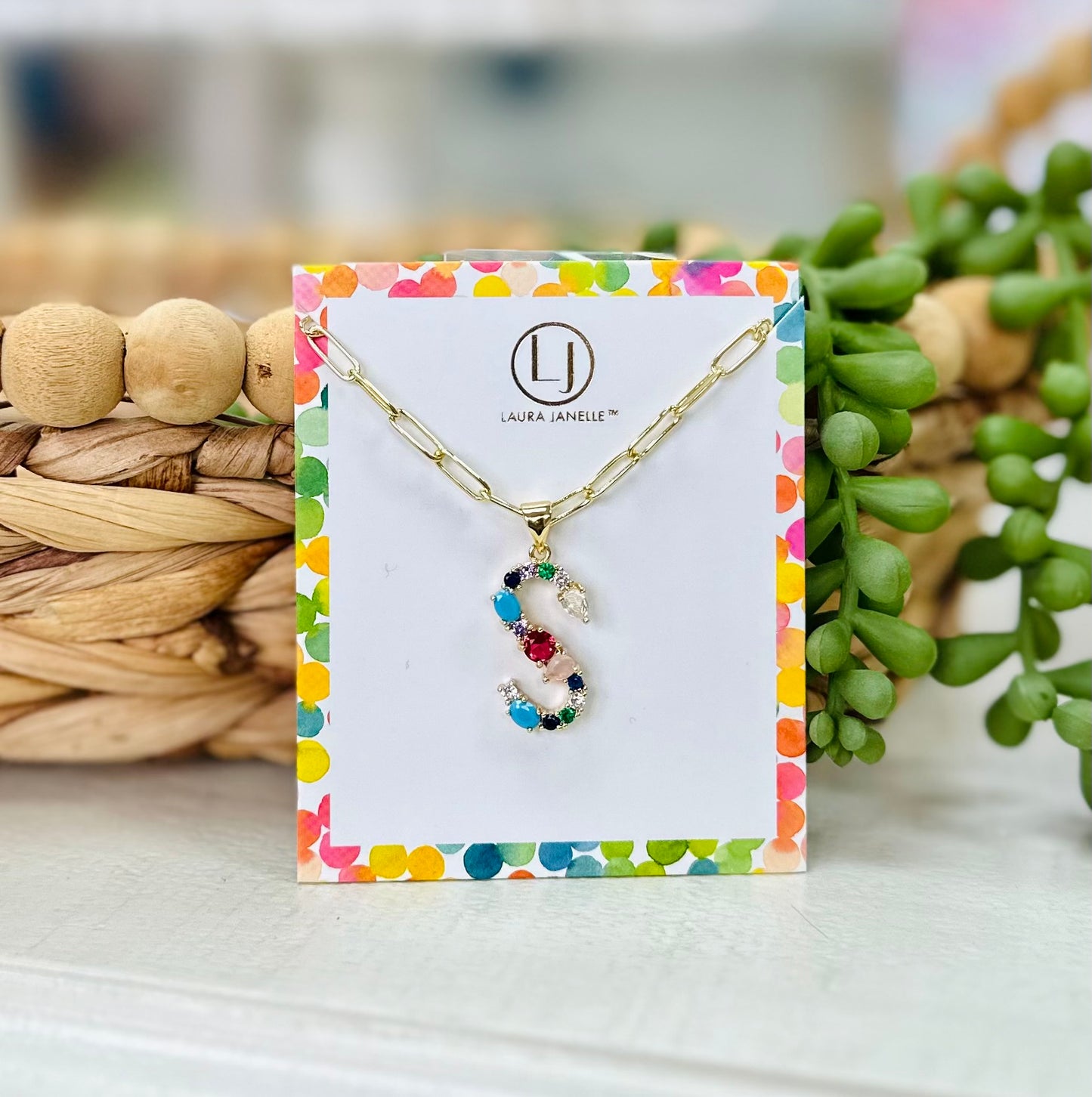 Laura Janelle Initial Necklace