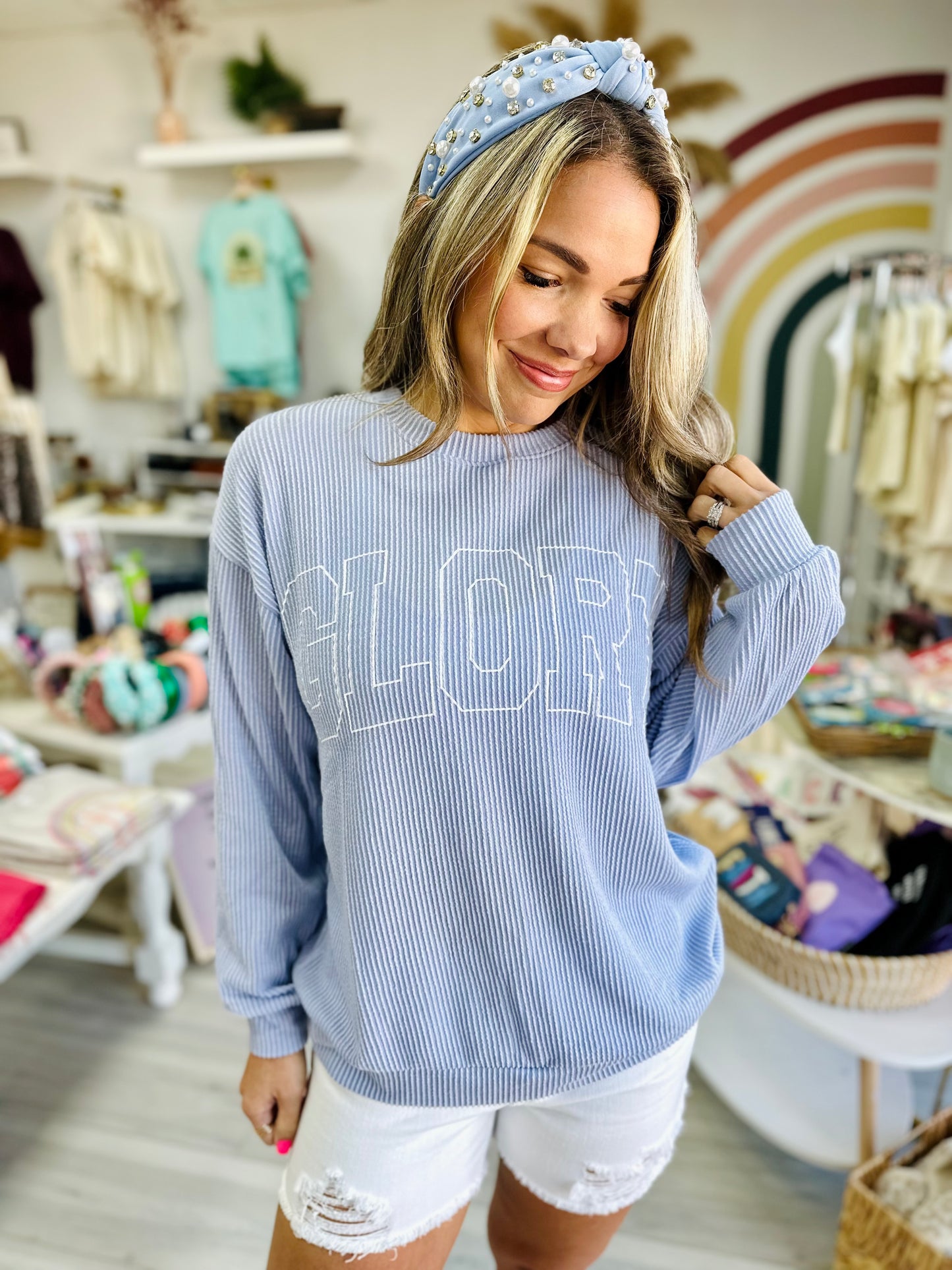 Corded Glory Pullover