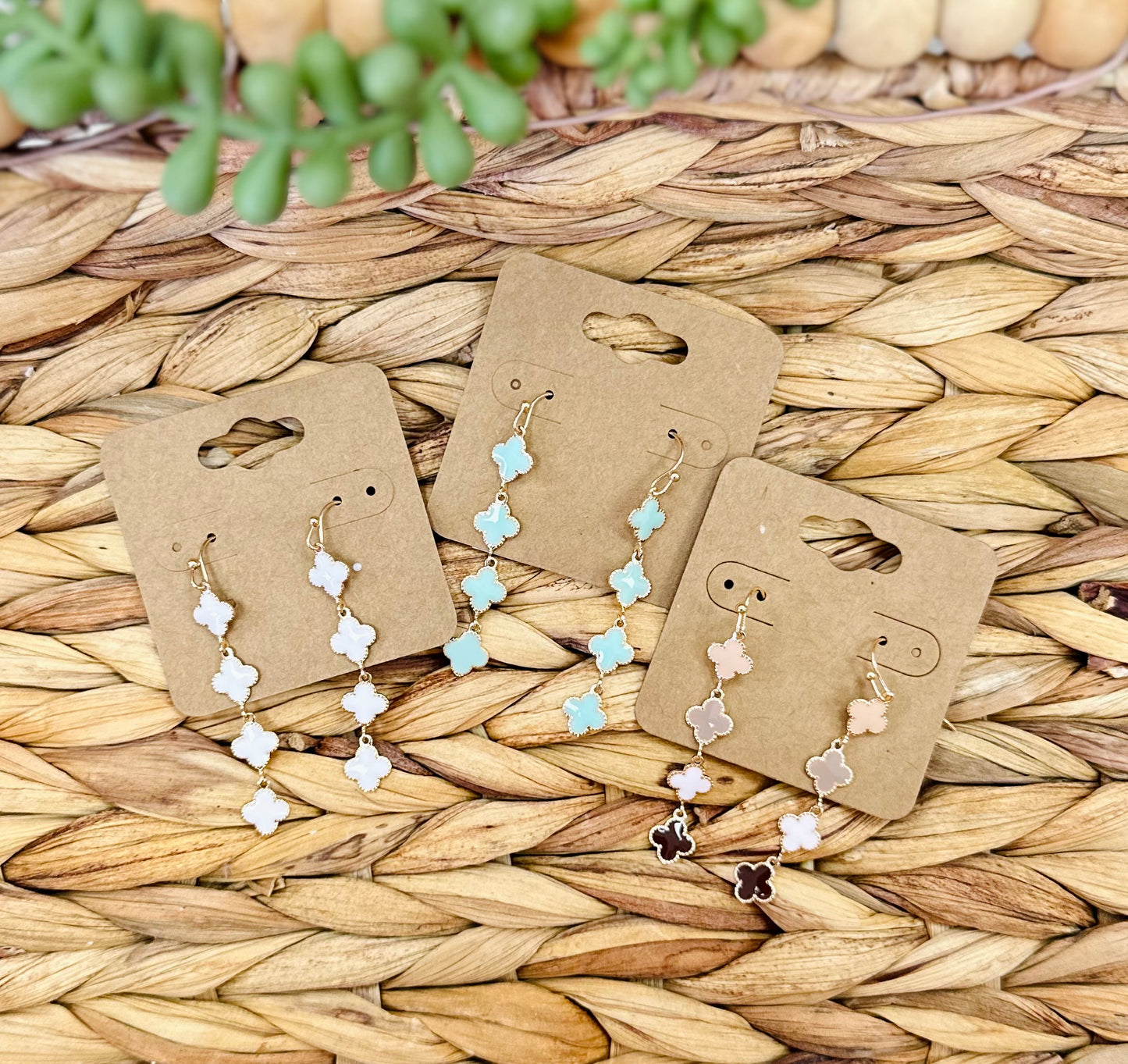 Clover Dangle Earrings