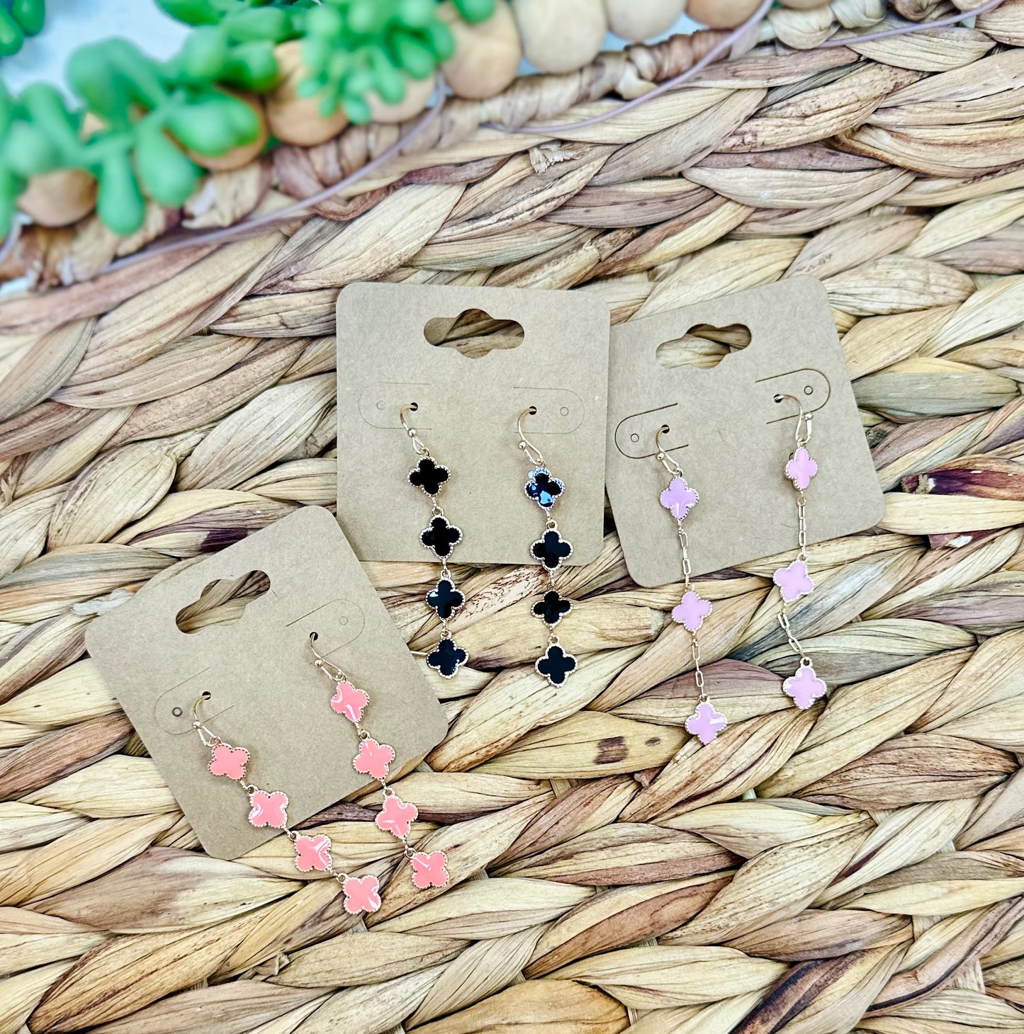 Clover Dangle Earrings