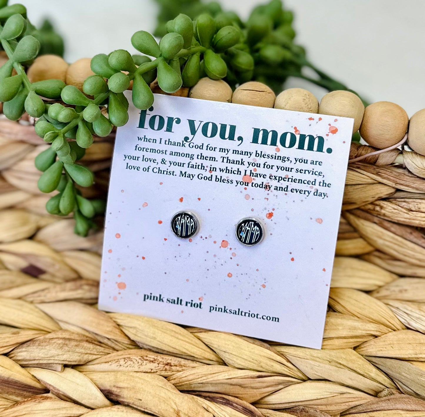 Mama Stud Earrings