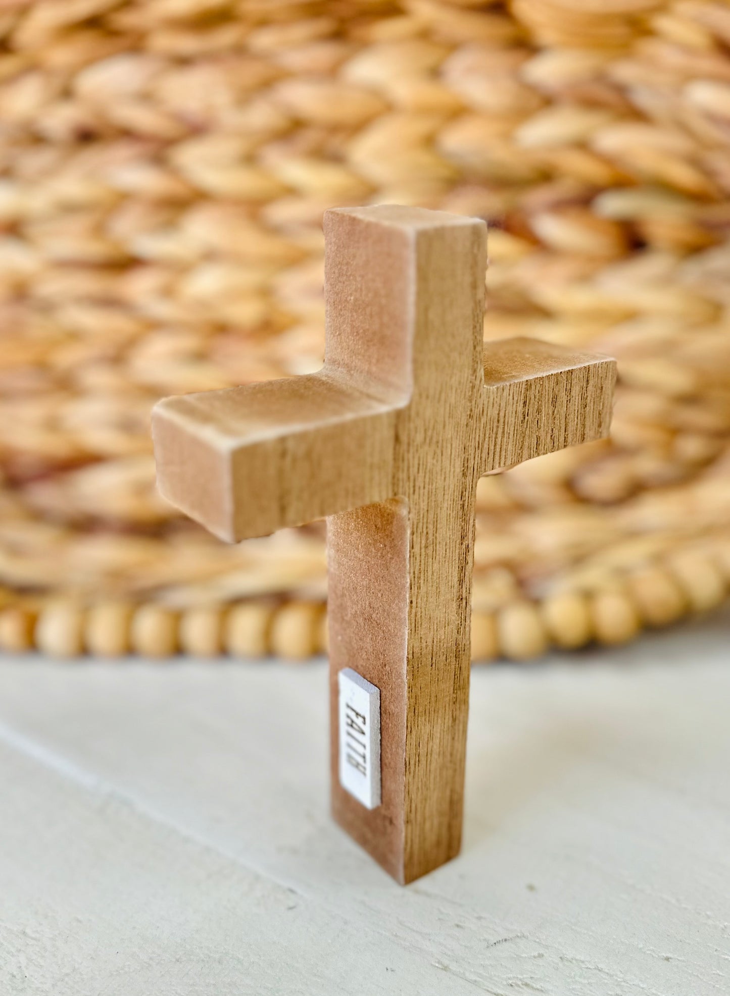 Wood Tabletop Cross