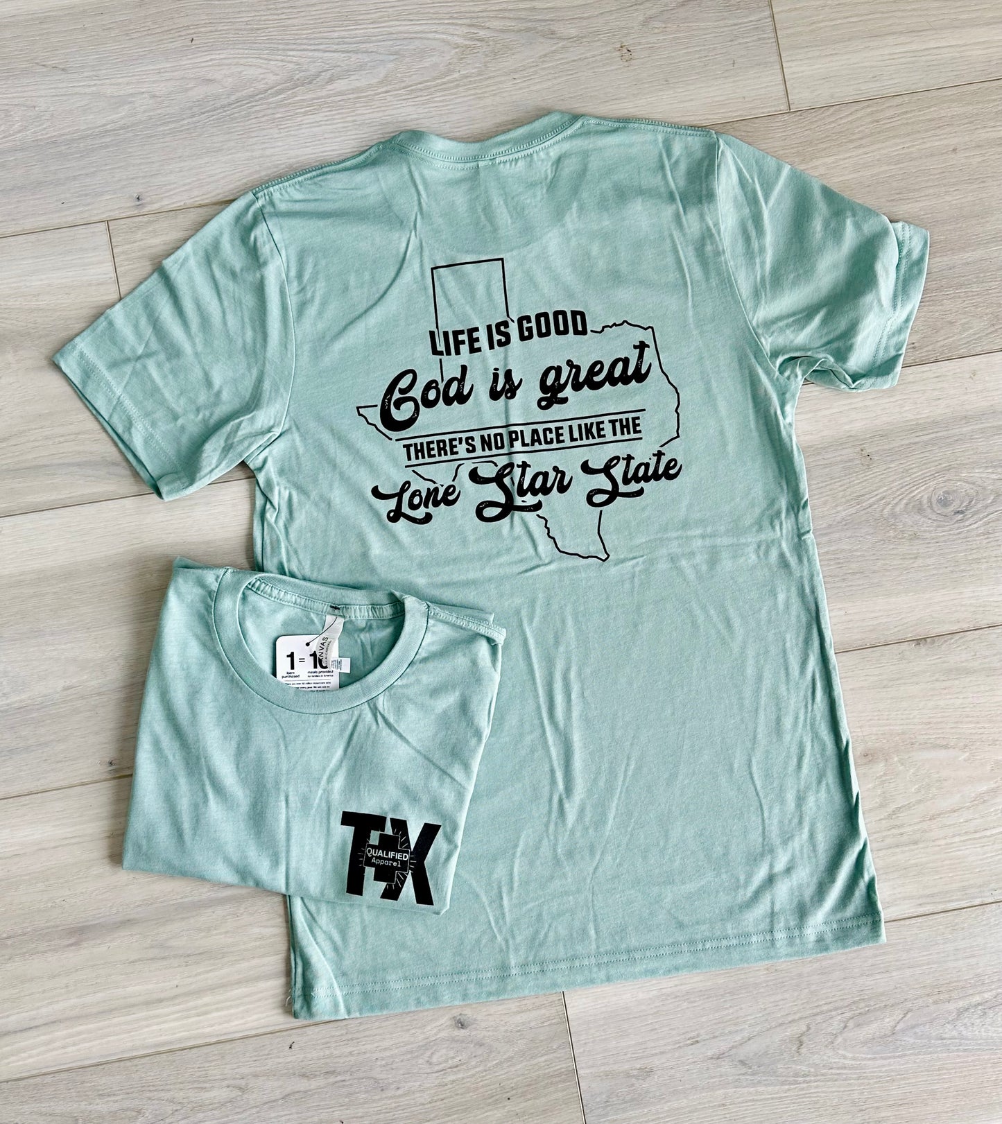 Life is Good Texas Tee