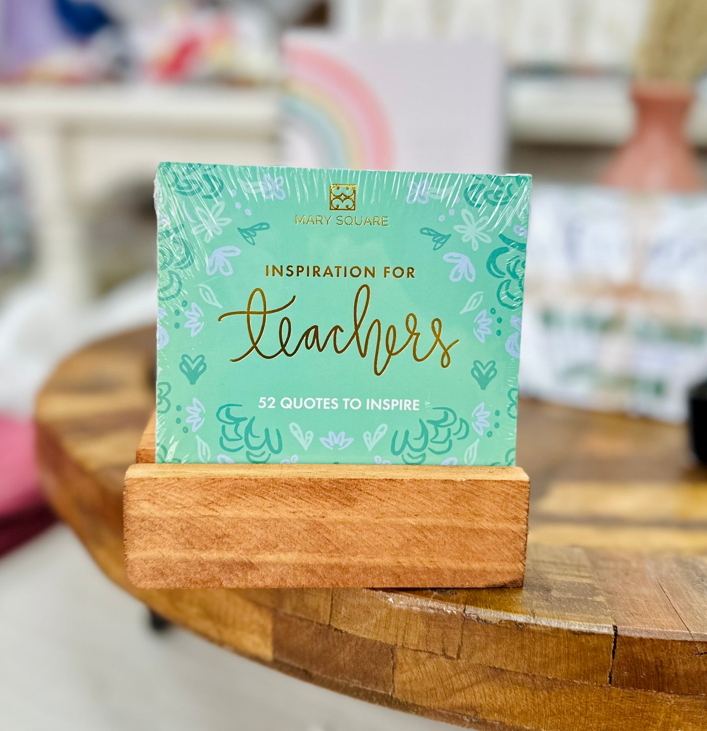 Teacher - Inspirational Cards With Block