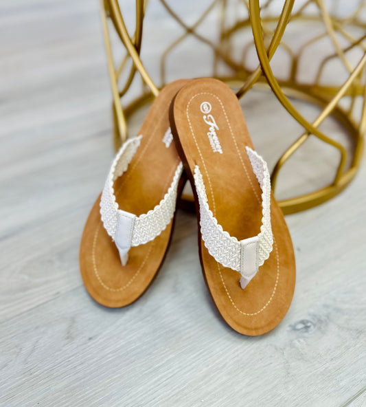 Taylor Woven Fabric Flip Flop