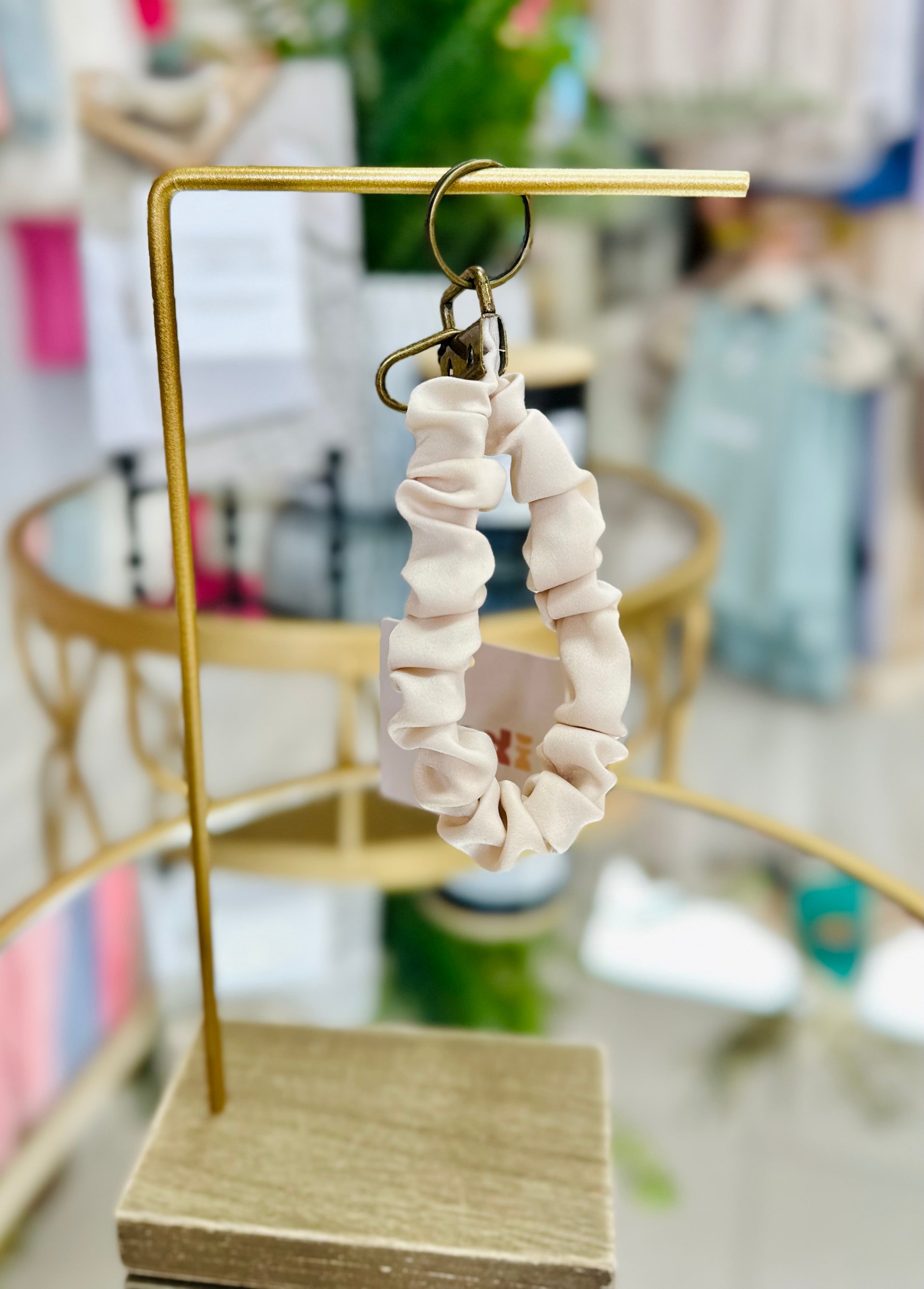 Scrunchie keychain deals