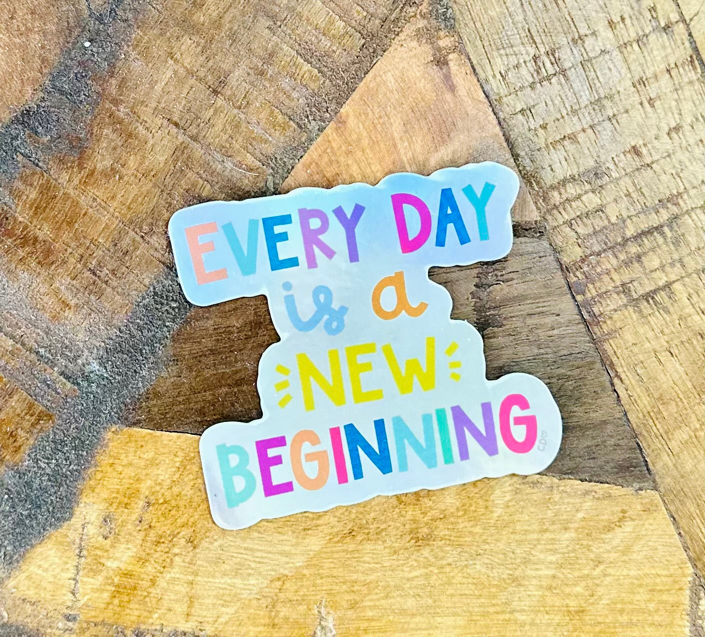 Inspirational Colorful Decal Sticker