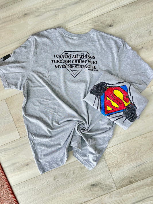 I Can Do All Things Mens Superman Shirt