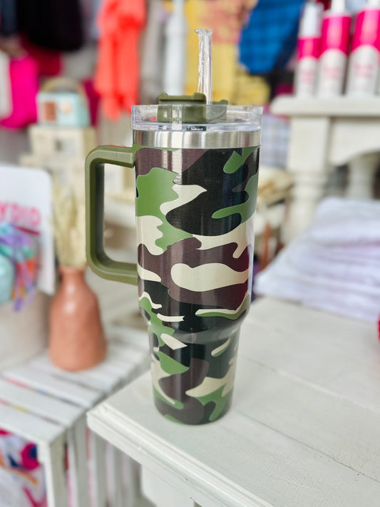 Camo 40oz Tumbler