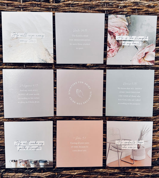 Scripture for Grief Verse Card Set