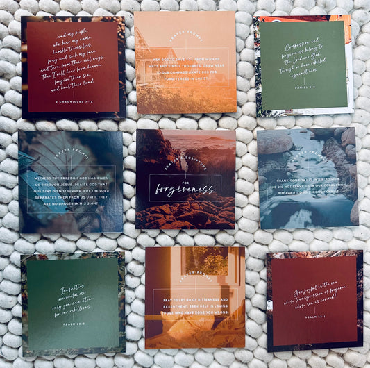 Forgiveness Verse Card Set