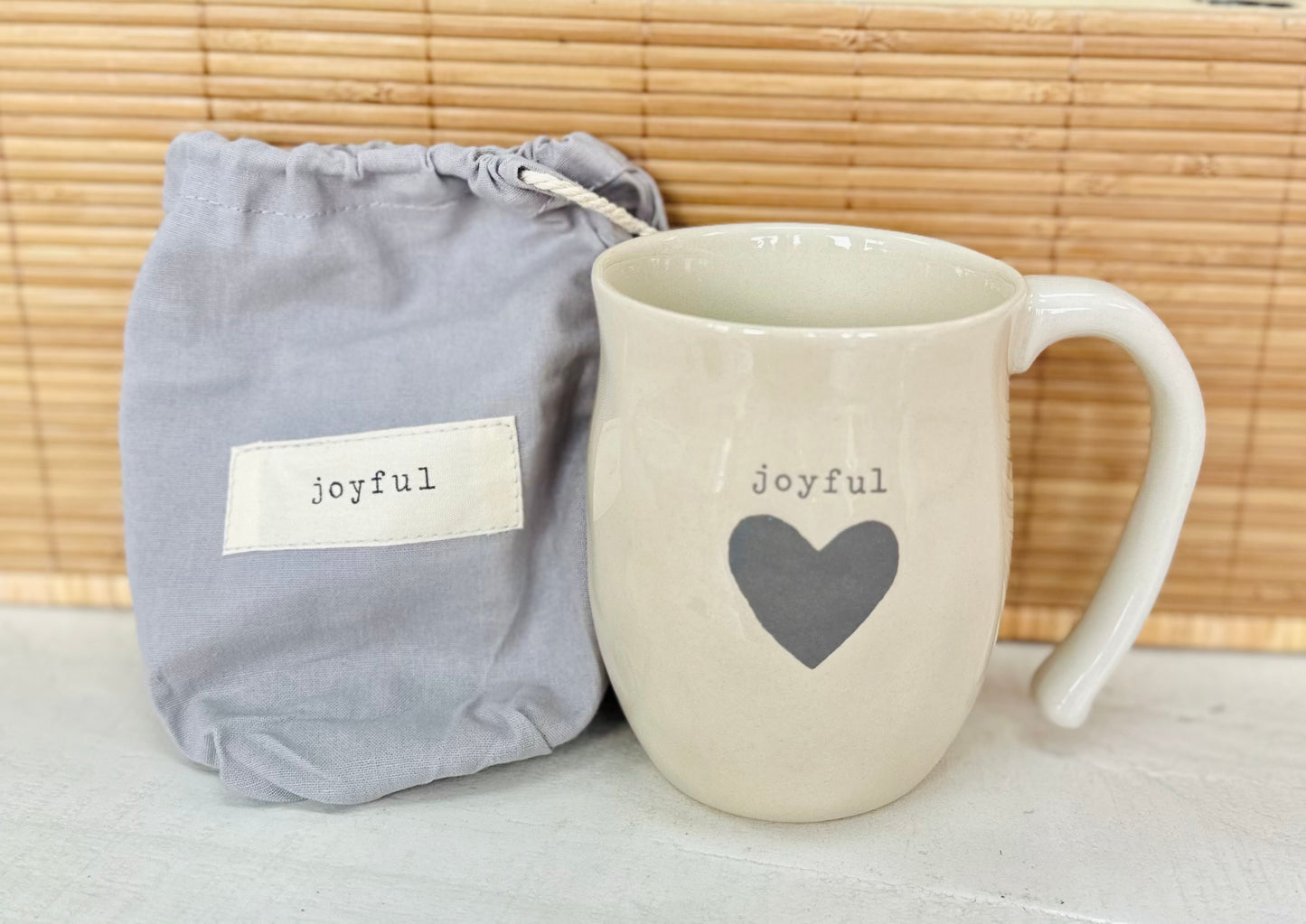 Warm Heart Mugs in a Gift Bag