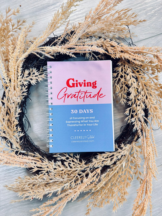 Giving Gratitude 30 Day Guided Journal