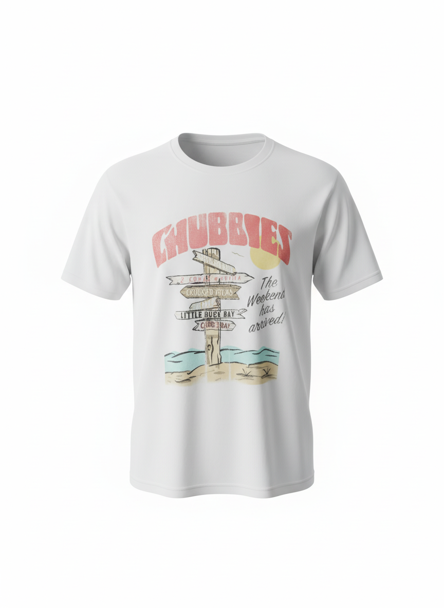 Chubbies Fork In The Road Tee