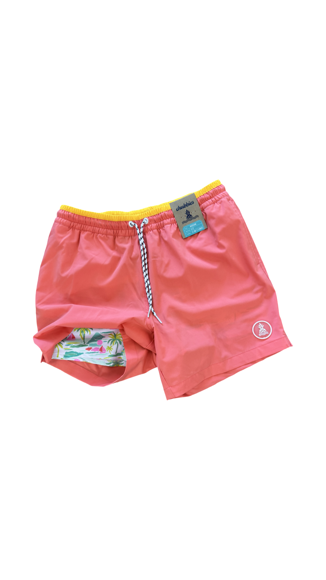 Chubbies Peach Perfects 5.5" Lined Swim Trunk
