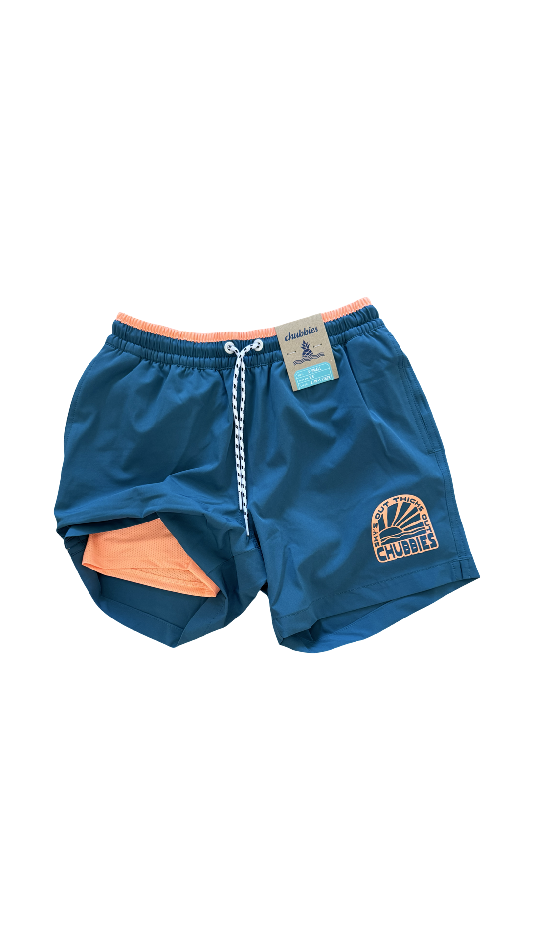 Chubbies Rusty Cobalts 5.5" Lined Swim Trunks
