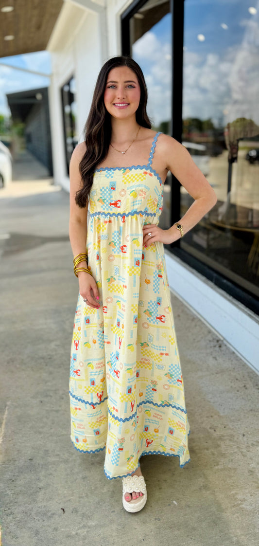Italian Summer Maxi Dress