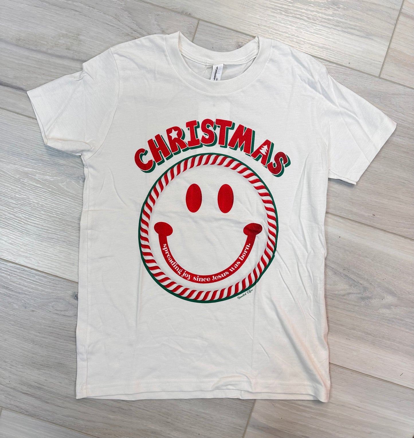 Christmas smiley shirt youth