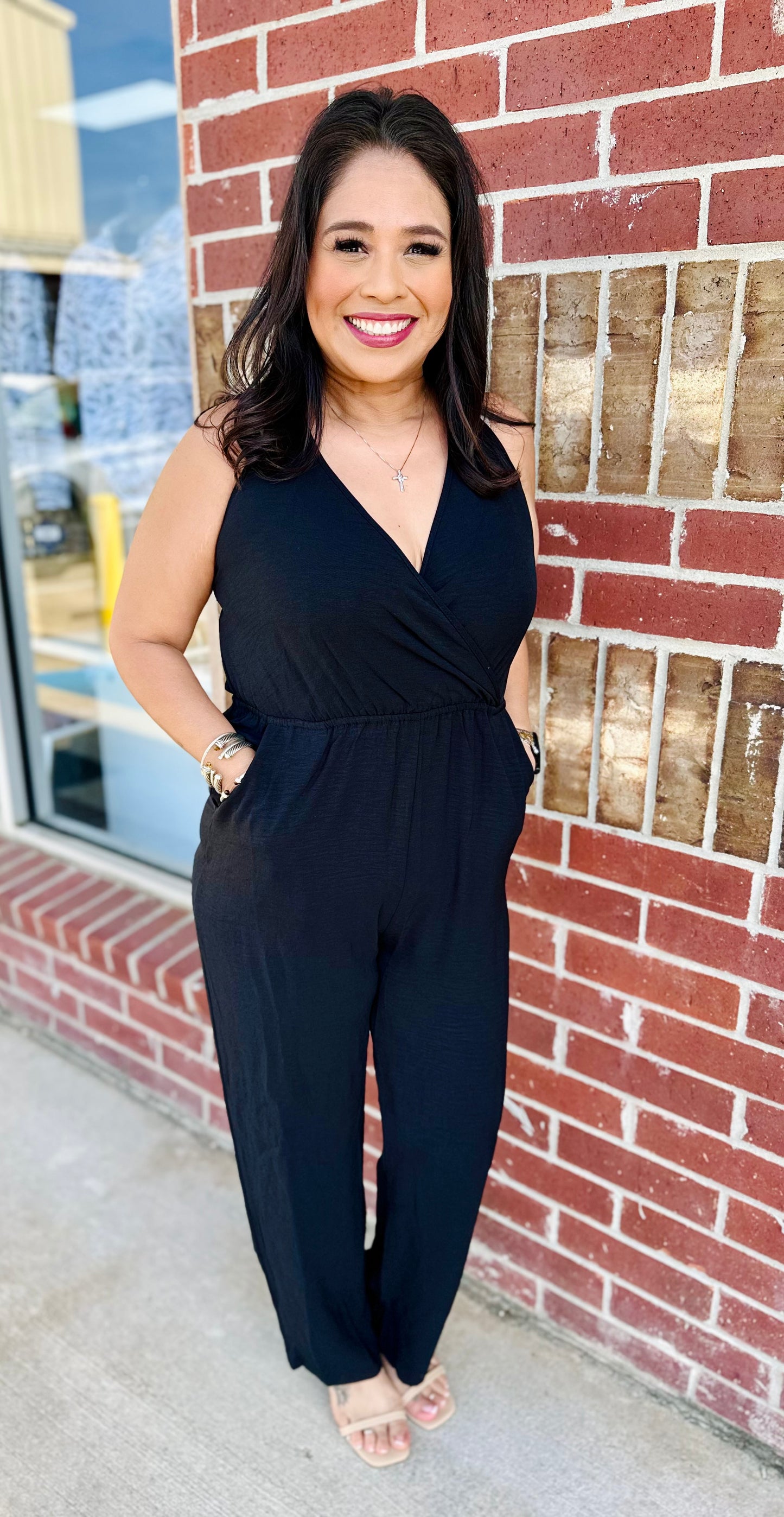 Black Halter Jumpsuit