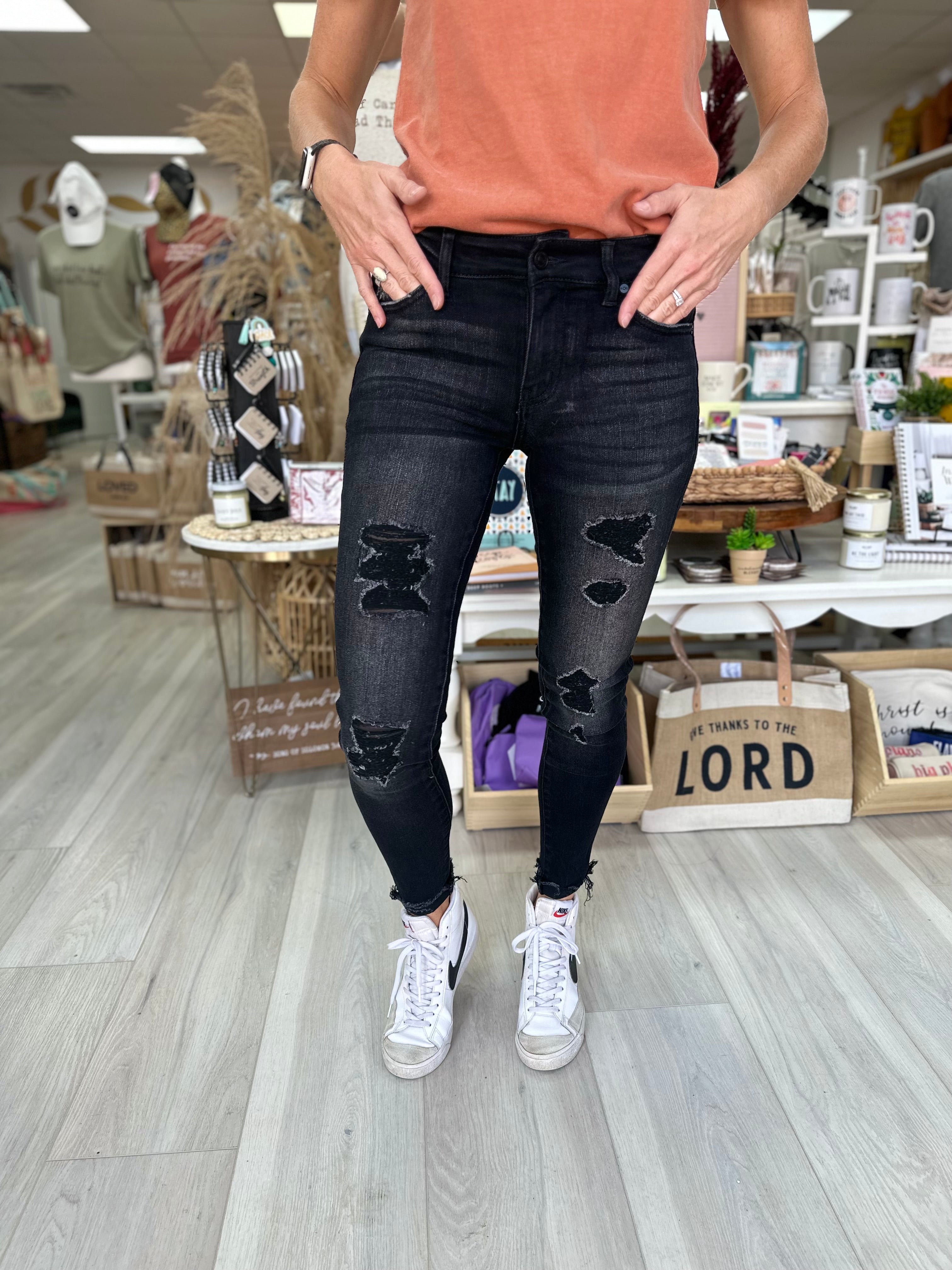 Black 2025 kancan jeans