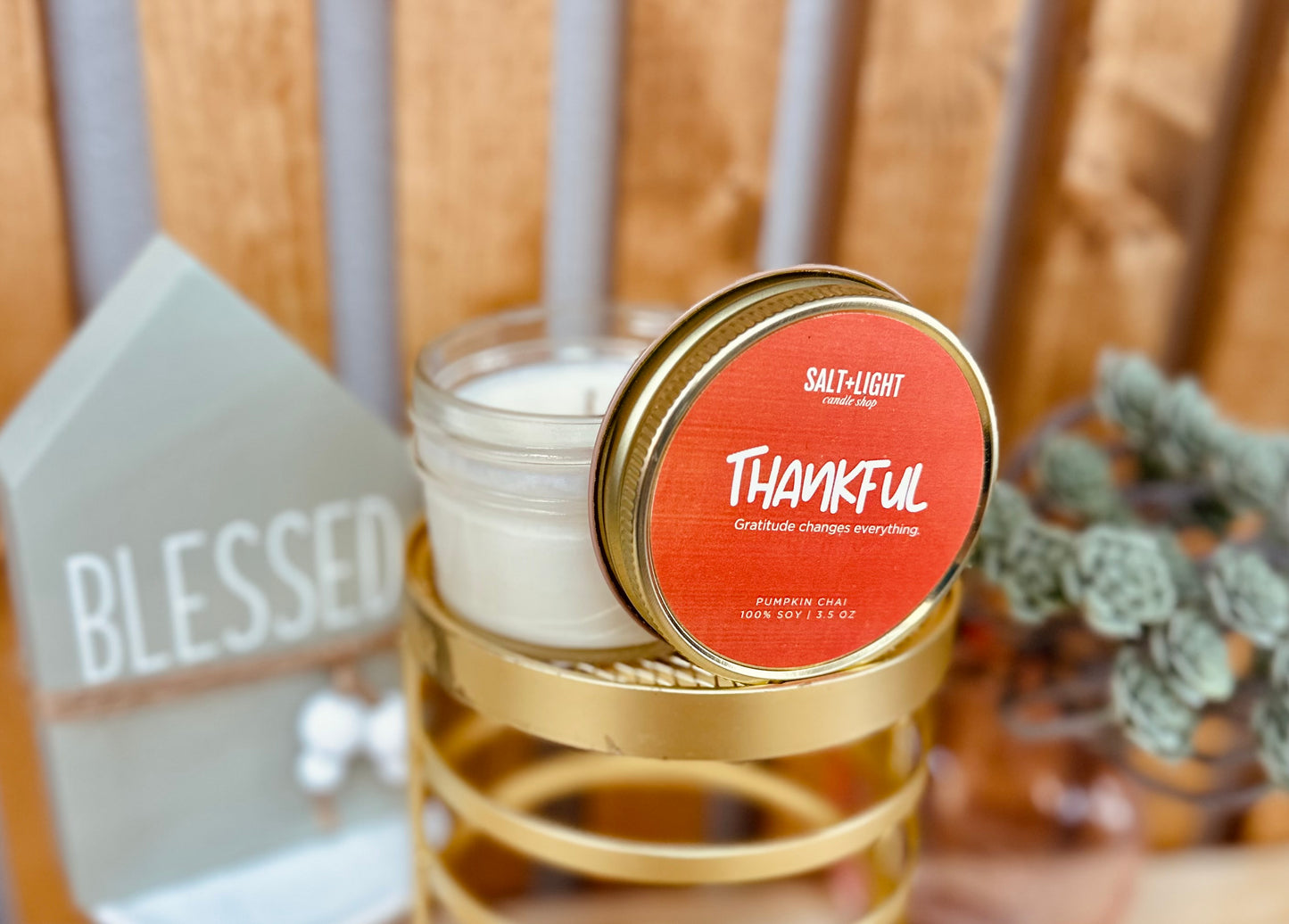 Thankful Travel Soy Candle