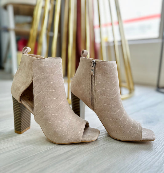 Open Toe Ankle Booties