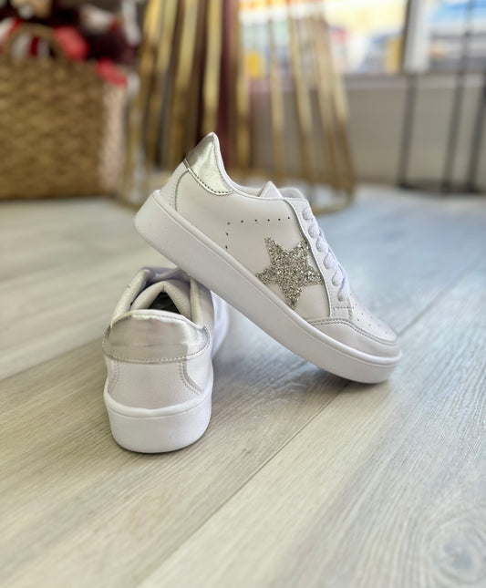Ace Sneaker White/Silver Star
